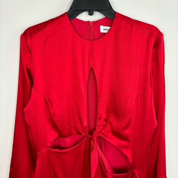 Mother of All Rose Midi Dress in Red Size L - Picture 3 of 15